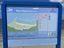 Map of the West Repart beach