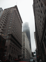 Cherry Street with the Columbia Center