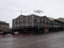 Corner Market building at the crossing of 1st Avenue and Pike Street