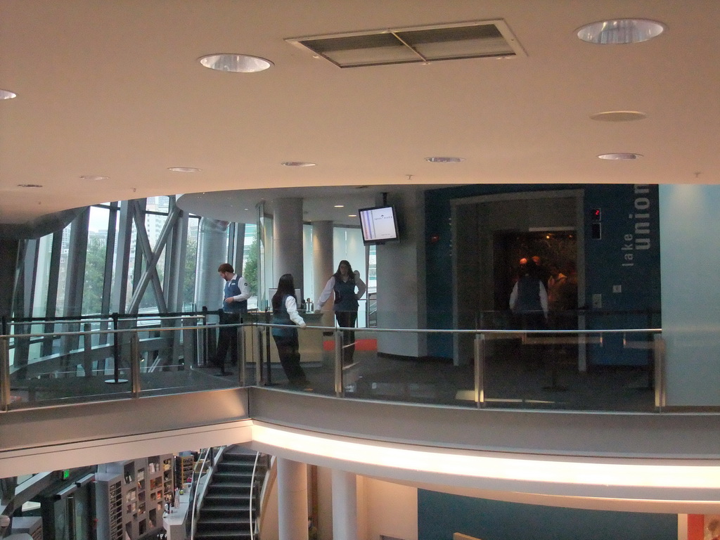 Entrance to the elevator of the Space Needle