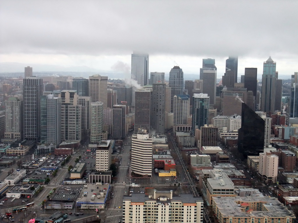 Skyline of Seattle, viewed from the Space Needle