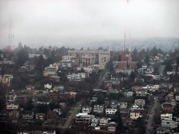 Queen Anne High School in the Queen Anne neighbourhood, viewed from the Space Needle