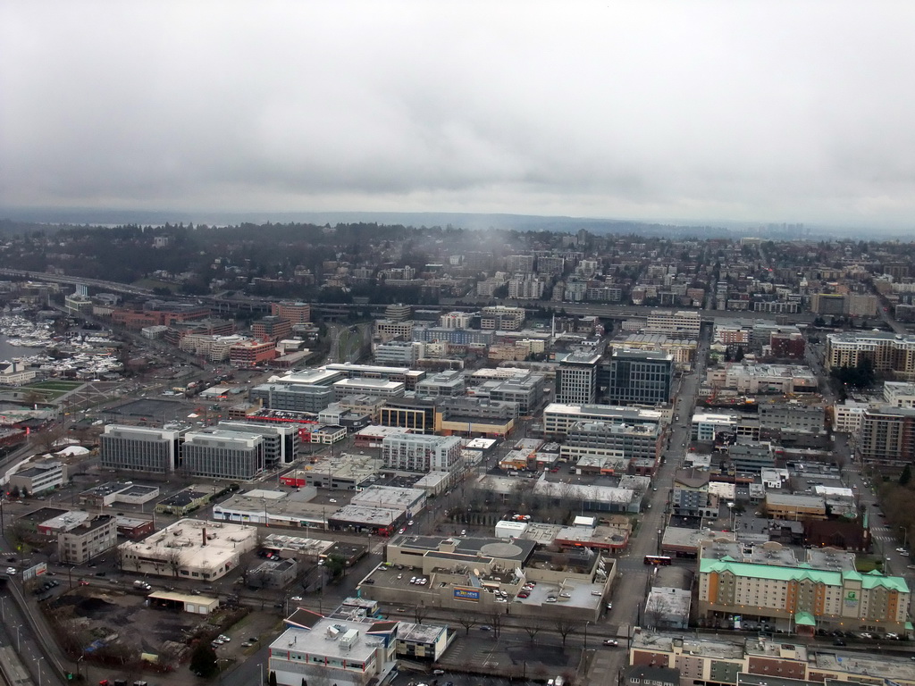 East part of Seattle and Lake Washington, viewed from the Space Needle