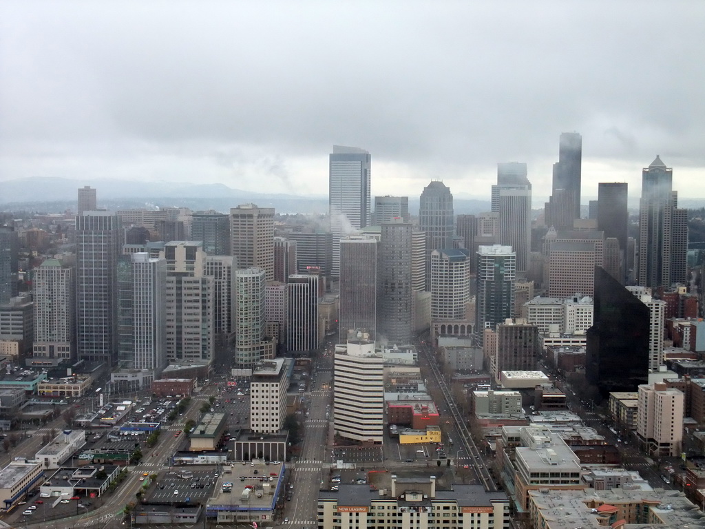 Skyline of Seattle, viewed from the Space Needle