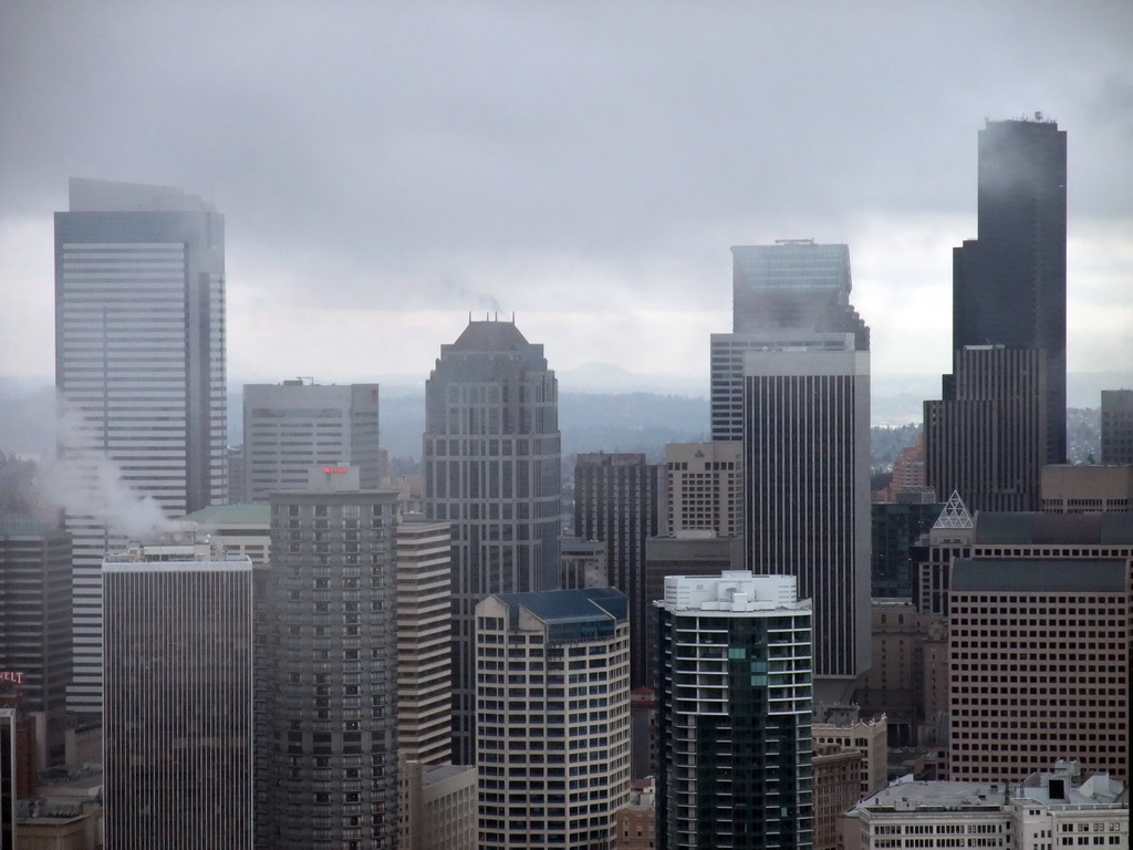 Skyline of Seattle, viewed from the Space Needle