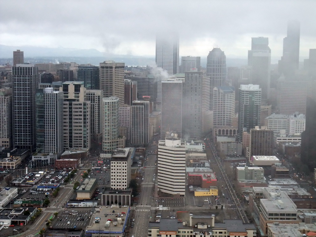 Skyline of Seattle, viewed from the Space Needle