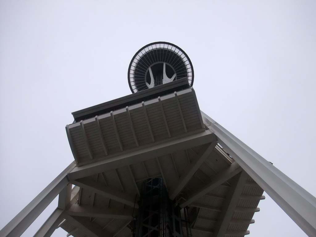 The Space Needle, from right below