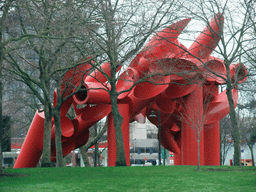 Piece of art at the Seattle Center