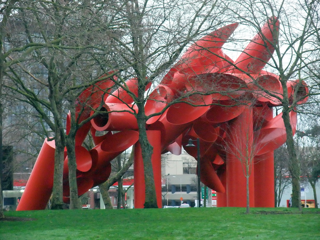 Piece of art at the Seattle Center