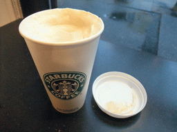 Coffee at a Starbucks store at the crossing of 3rd Avenue and Pike Street