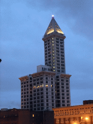 The Smith Tower, by night