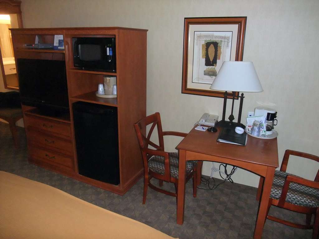 My room in the Holiday Inn Express Bothell hotel