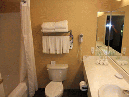 My bathroom in the Holiday Inn Express Bothell hotel