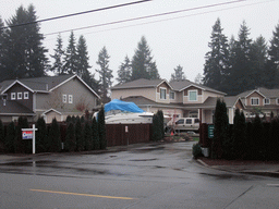 House with boat in the garden at 96th Avenue Northeast in Bothell