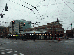 Union Station at the crossing of South Jackson Street and Fifth Avenue South