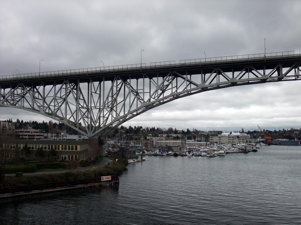 The Aurora Bridge, viewed from the Fremont Bridge