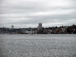 Lake Union with the Ship Canal Bridge, viewed from Lake Union Park