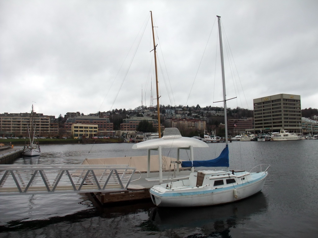 Boats at Lake Union Park