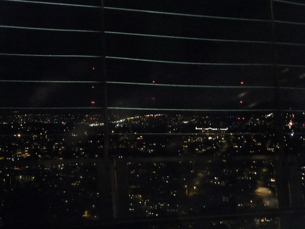 Queen Anne neighbourhood, viewed from the Space Needle, by night