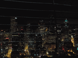 Skyline of Seattle, viewed from the Space Needle, by night