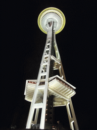 The Space Needle, by night