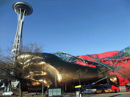 The Space Needle and the Experience Music Project Science Fiction Museum