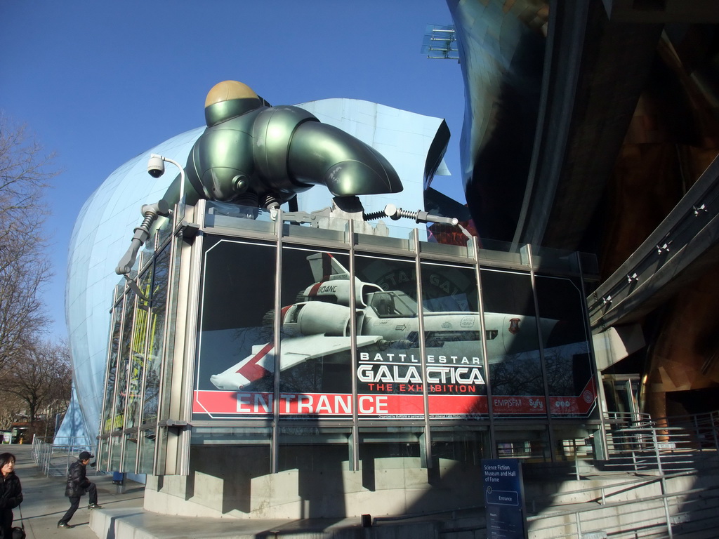 Front of the Experience Music Project Science Fiction Museum