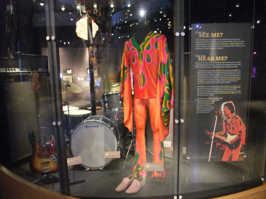 Jimi Hendrix items at the Experience Music Project Science Fiction Museum