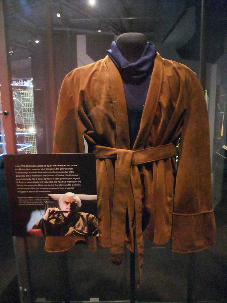 Clothing of Commander Adama from the 1978 Battlestar Galactica series at the Experience Music Project Science Fiction Museum