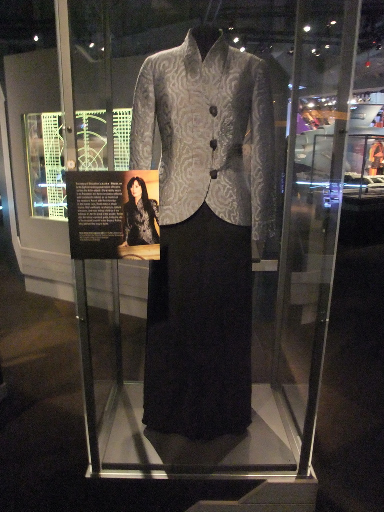 Clothing of Laura Roslin from the 2004 Battlestar Galactica series at the Experience Music Project Science Fiction Museum