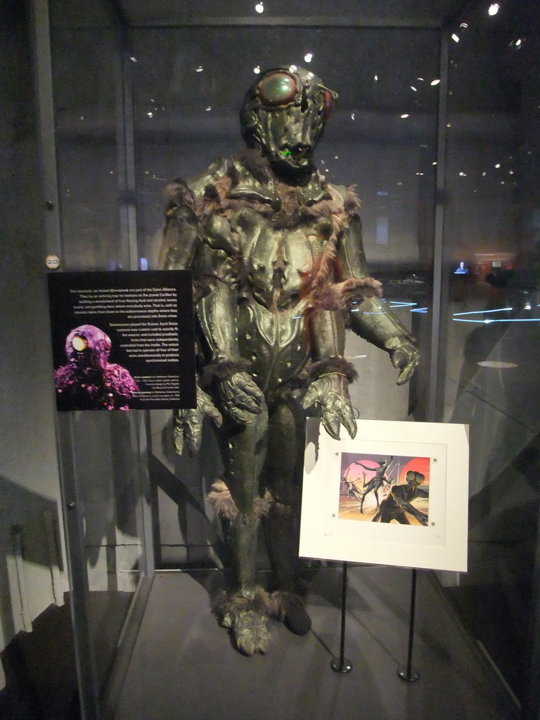 Ovion costume from the 1978 Battlestar Galactica series at the Experience Music Project Science Fiction Museum