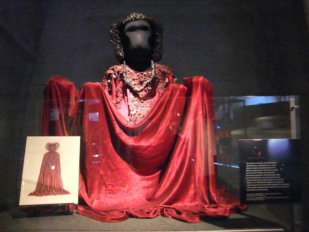 Clothing of the Imperious Leader from the 1978 Battlestar Galactica series at the Experience Music Project Science Fiction Museum