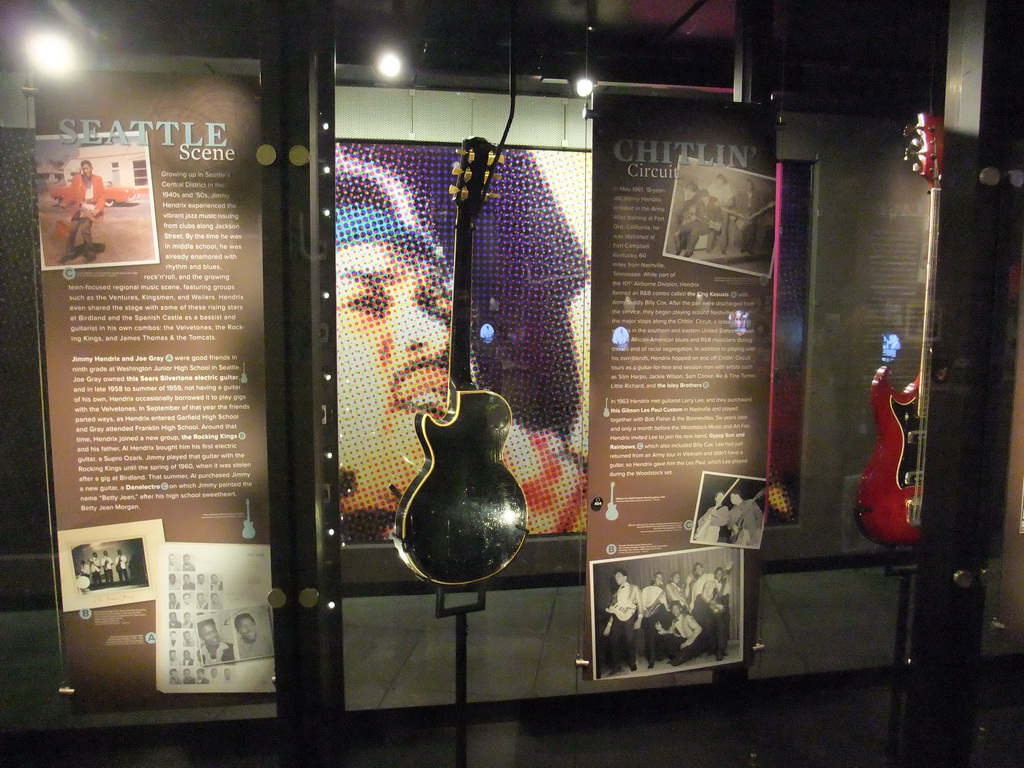 Jimi Hendrix items at the Experience Music Project Science Fiction Museum