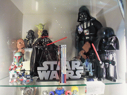Star Wars items at the science fiction shop at the Experience Music Project Science Fiction Museum
