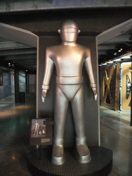 Replica of the robot `Gort` from the 1951 movie `The Day the Earth Stood Still` at the Experience Music Project Science Fiction Museum