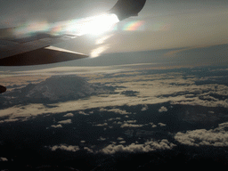 Mount Rainier, viewed from the airplane to New York