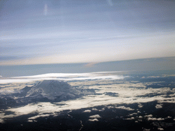 Mount Rainier, viewed from the airplane to New York