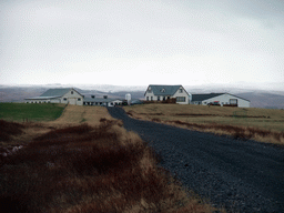 Town near the Seljalandsfoss waterfall