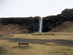 The Seljalandsfoss waterfall