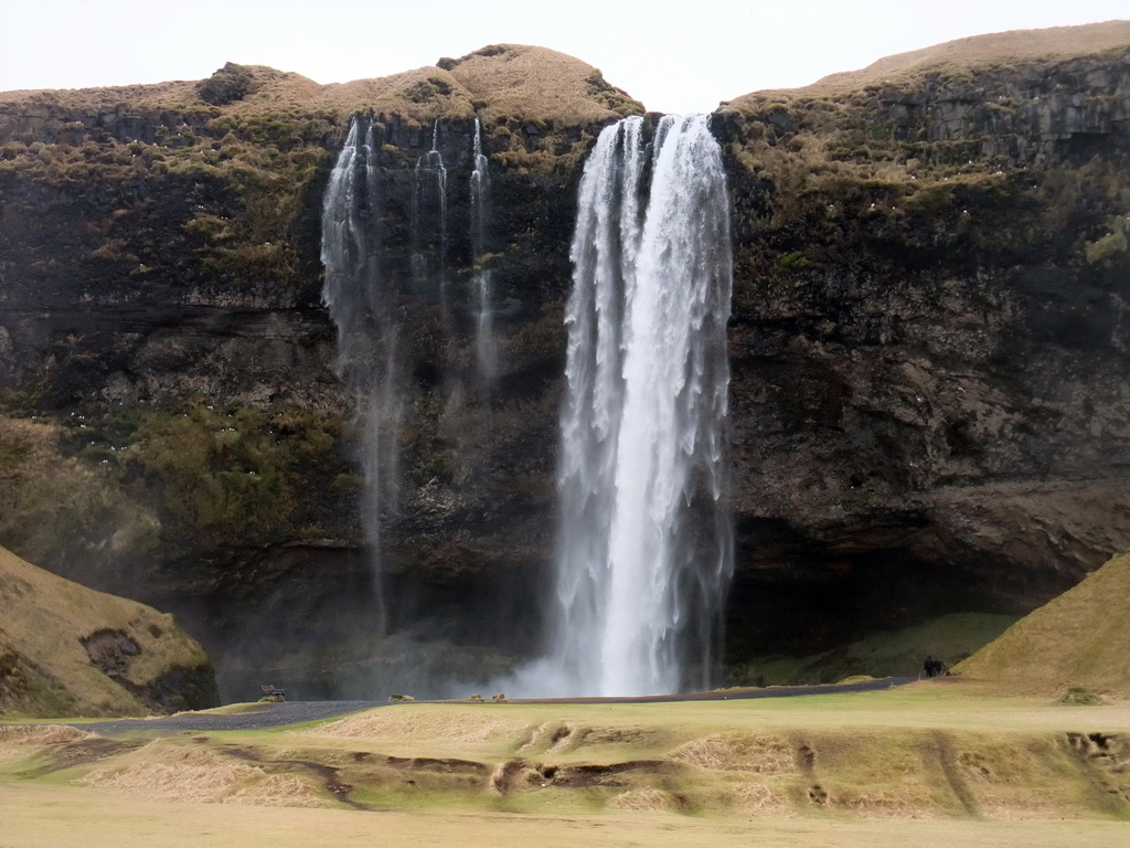 The Seljalandsfoss waterfall