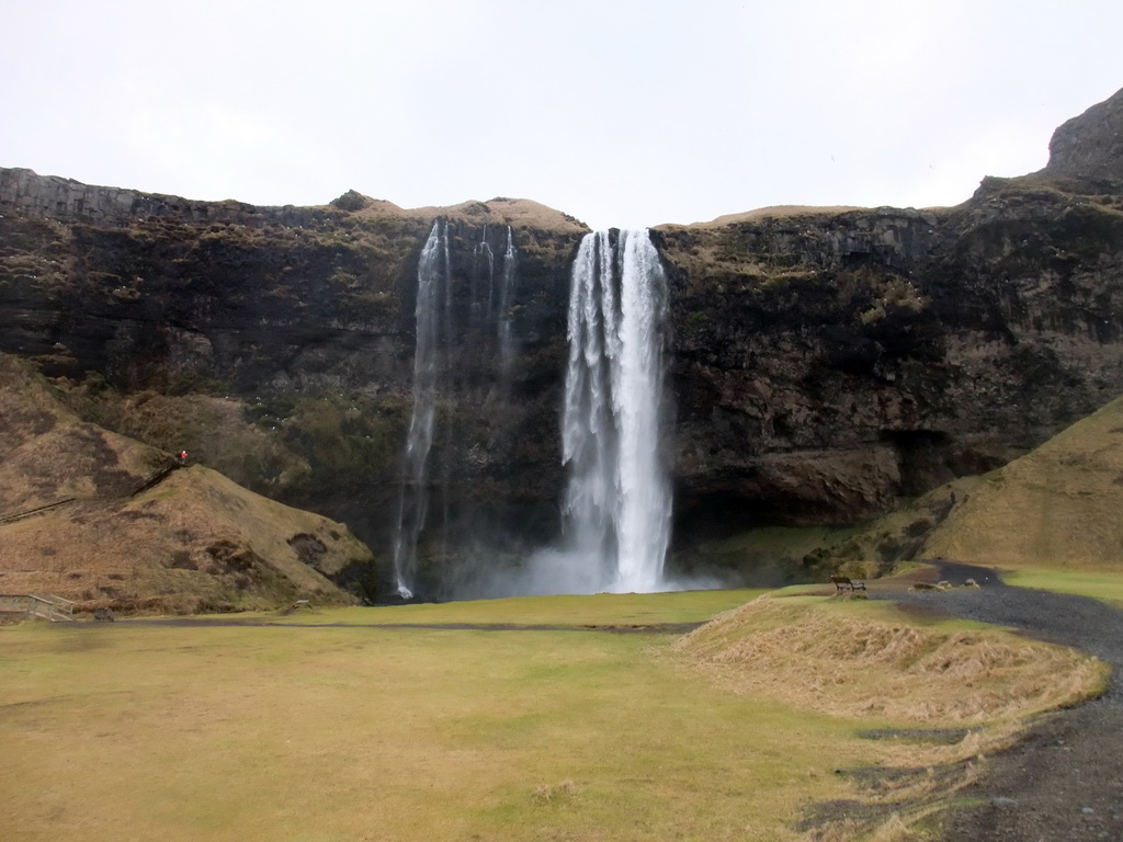 The Seljalandsfoss waterfall