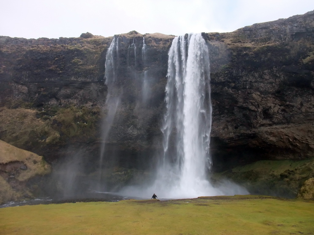 The Seljalandsfoss waterfall