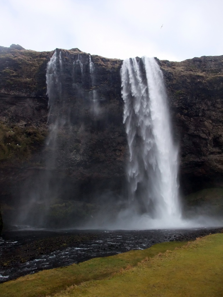 The Seljalandsfoss waterfall