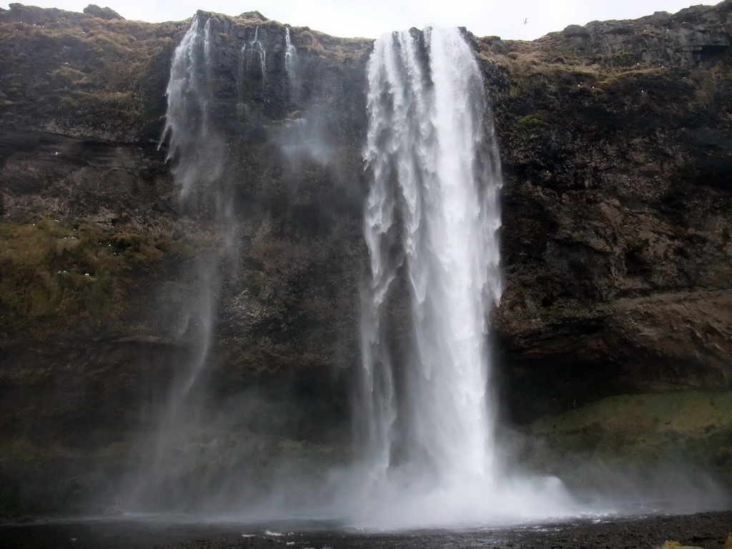 The Seljalandsfoss waterfall