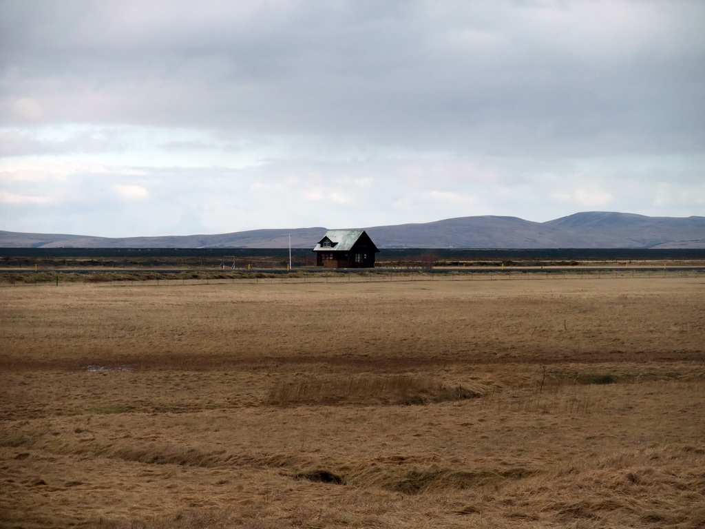 House near the Seljalandsfoss waterfall