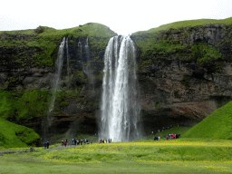 The Seljalandsfoss waterfall