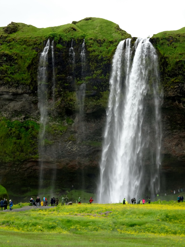 The Seljalandsfoss waterfall