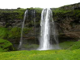 The Seljalandsfoss waterfall