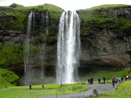 The Seljalandsfoss waterfall