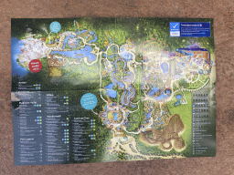 Map of the Toverland theme park